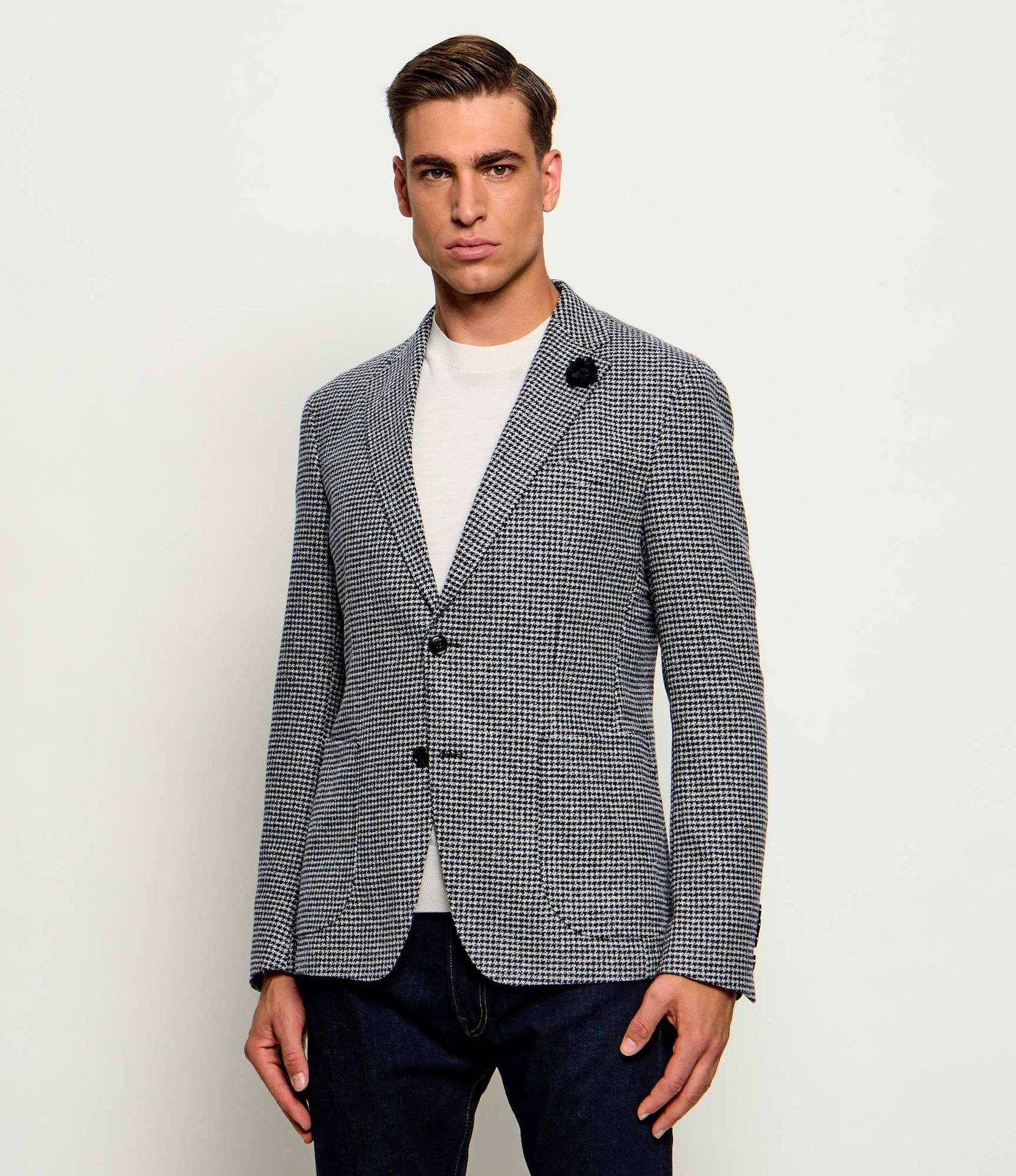 Joop! Marynarka Hoverest Slim Fit z dodatkiem wełny