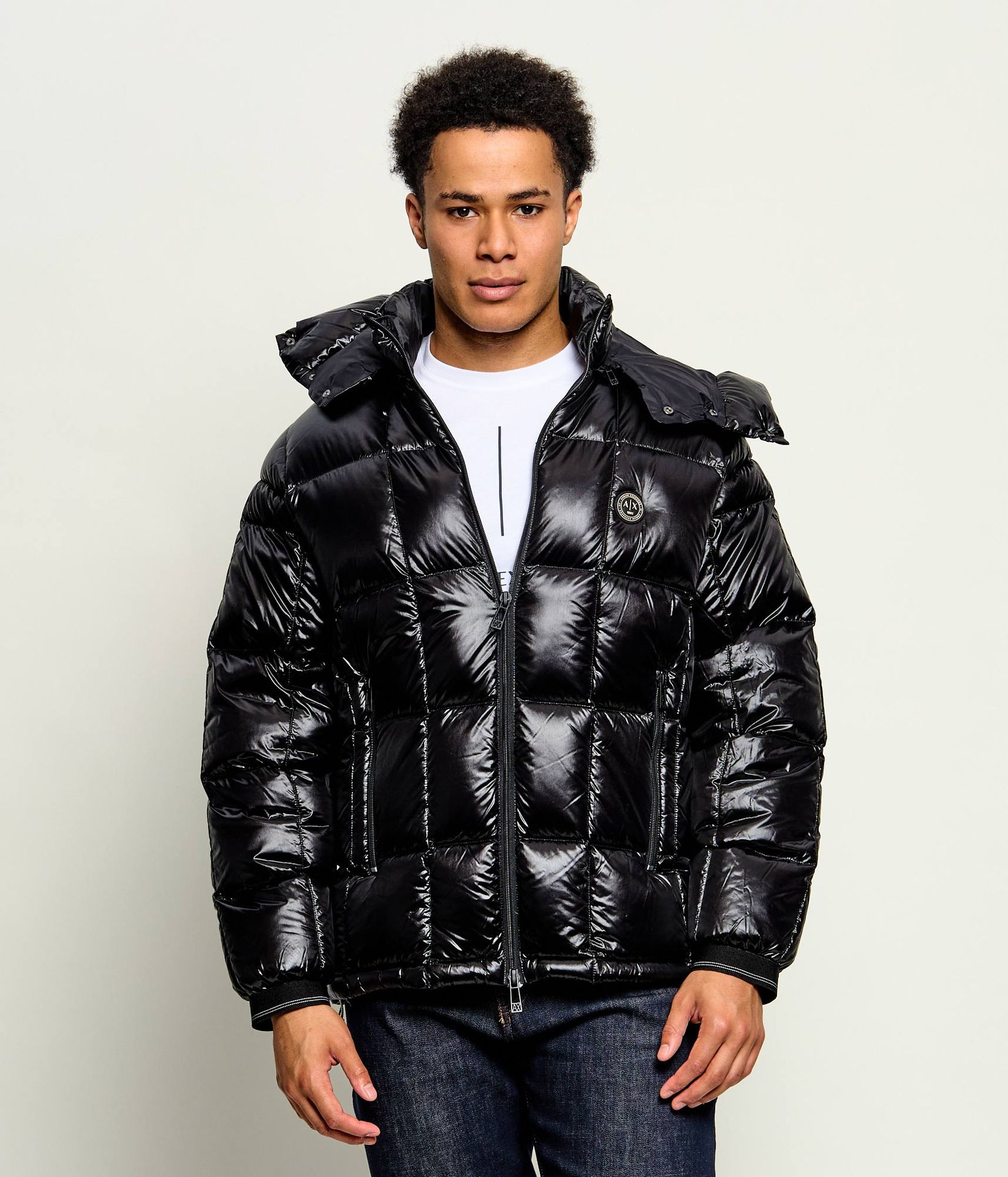 Armani Exchange Puchowa kurtka Regular Fit