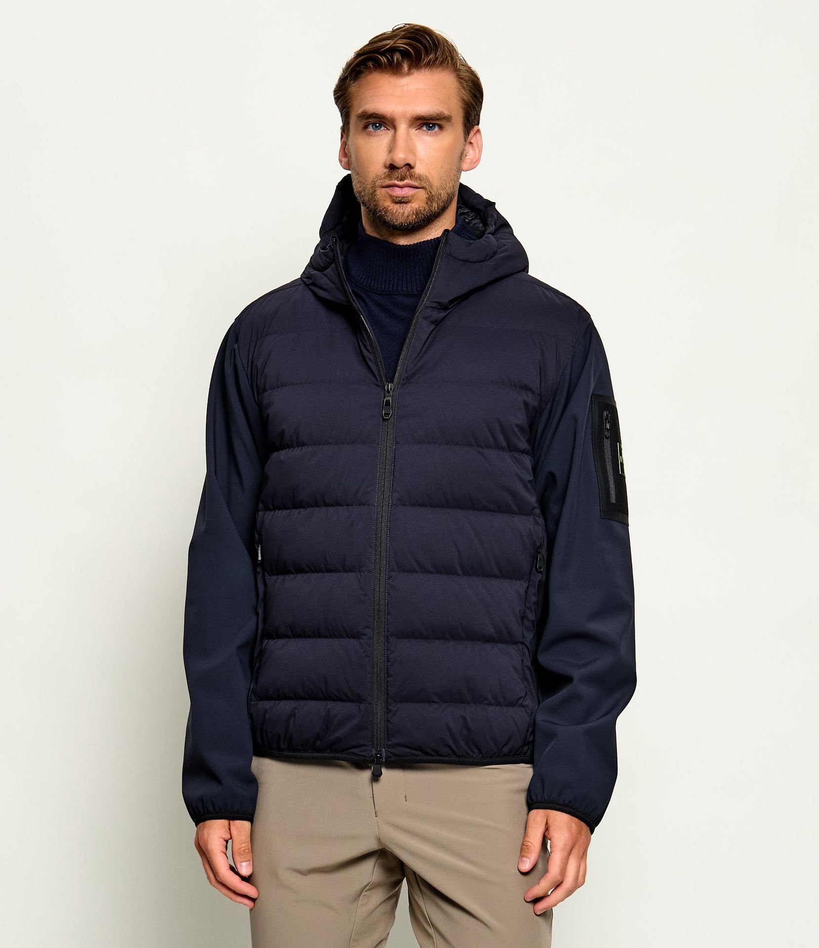 BOSS GREEN Puchowa kurtka OW_Riplite HY HD Regular Fit
