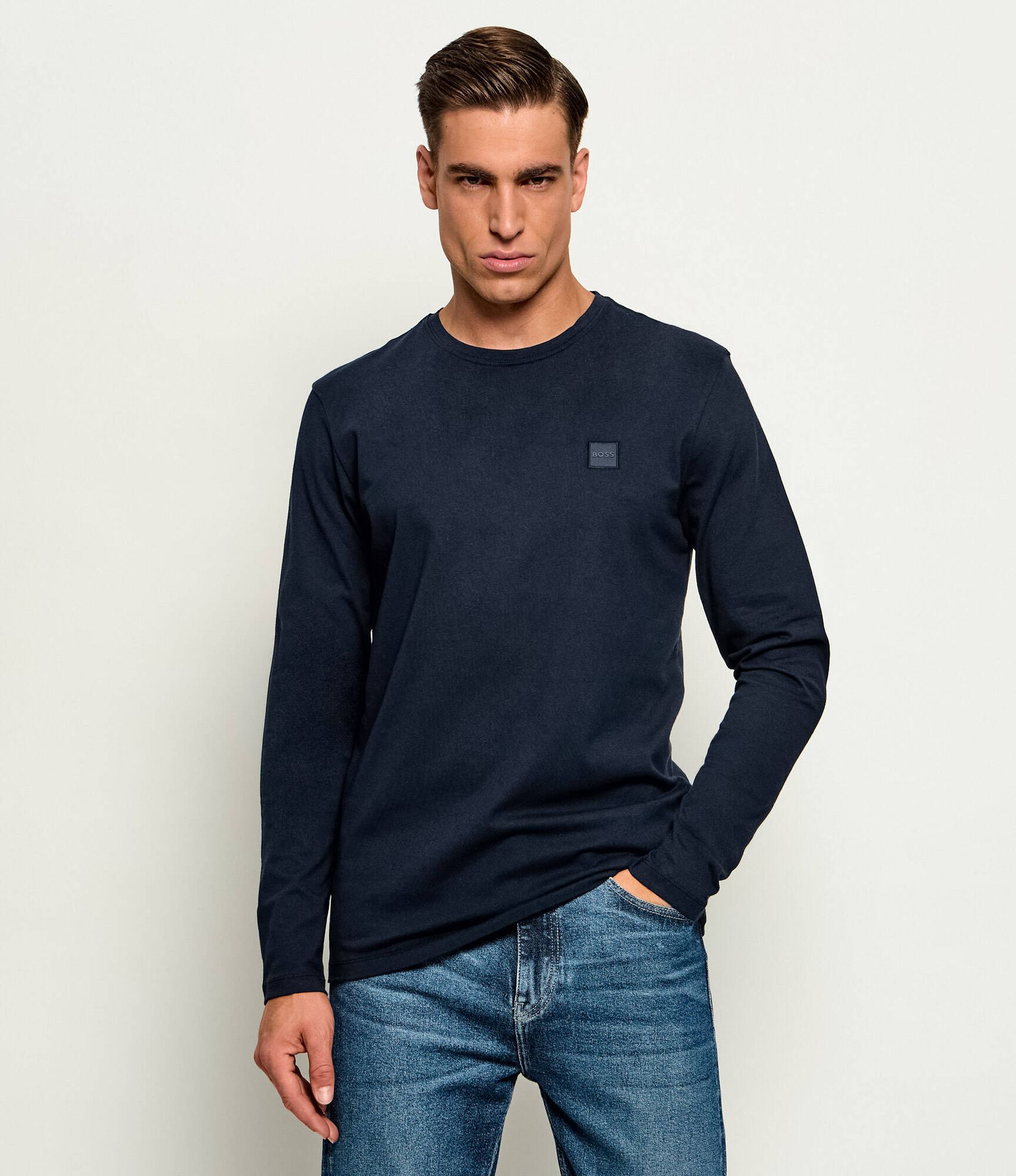 BOSS ORANGE Longsleeve Tacks Regular Fit