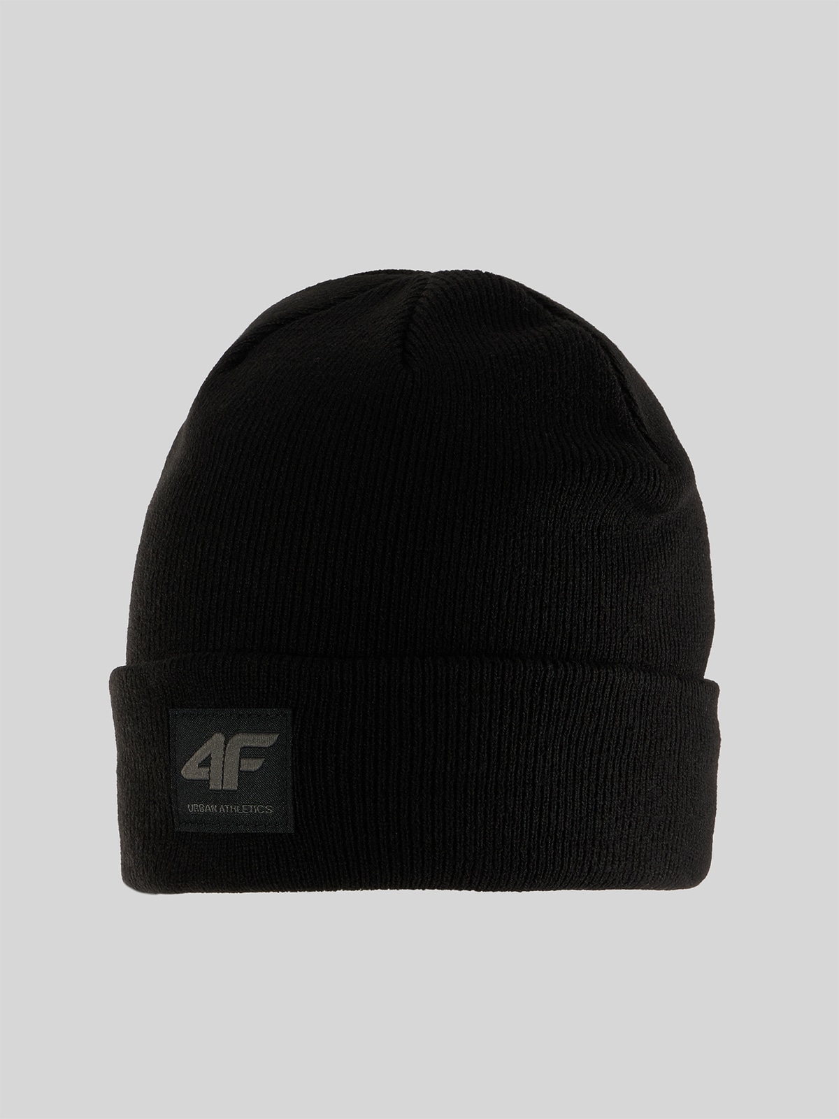 4F Czapka beanie męska - czarna Uniwersalny