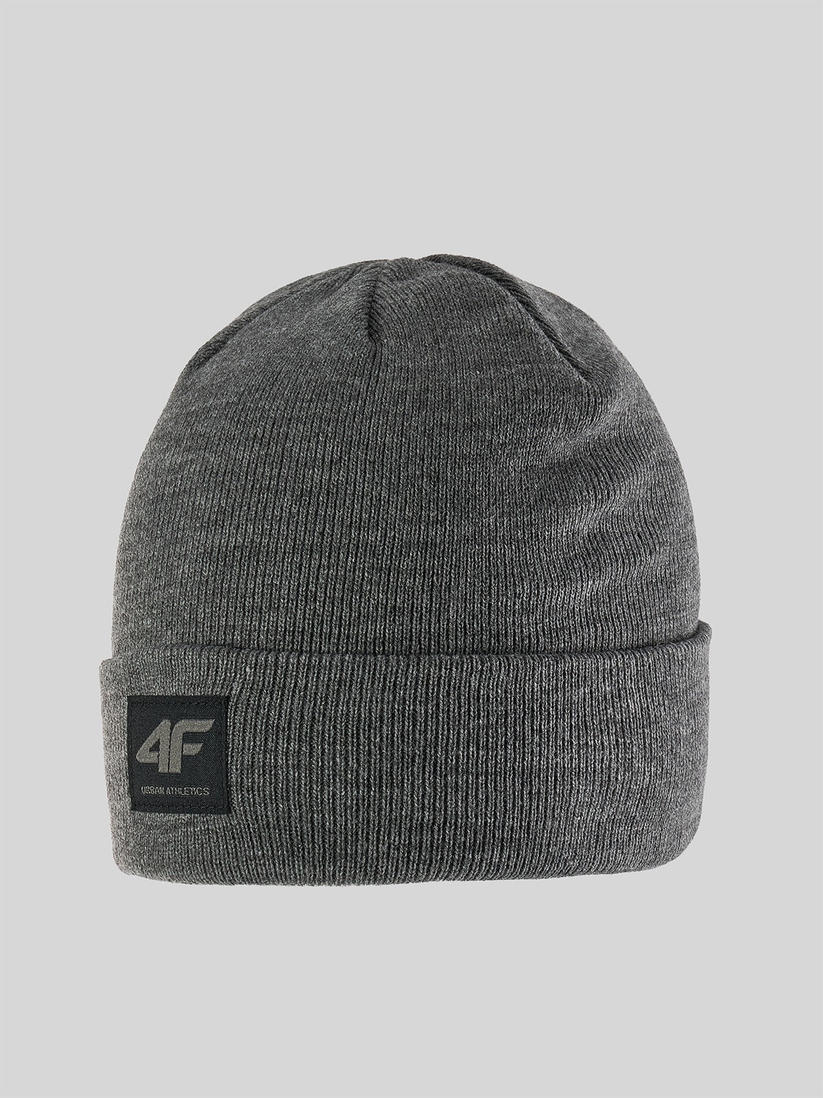 4F Czapka beanie męska - szara Uniwersalny