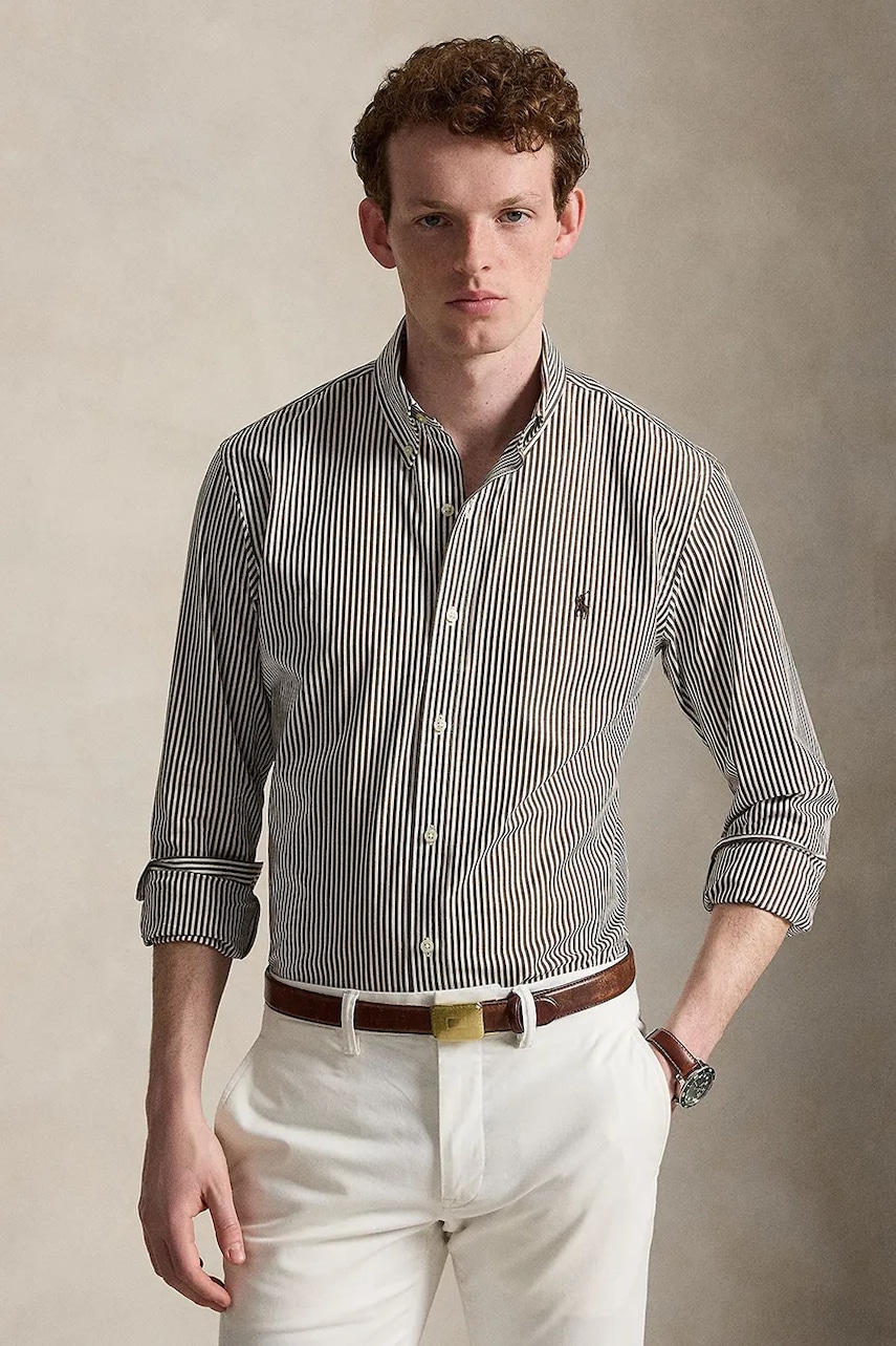 Polo Ralph Lauren koszula męska bawełniana z elastanem