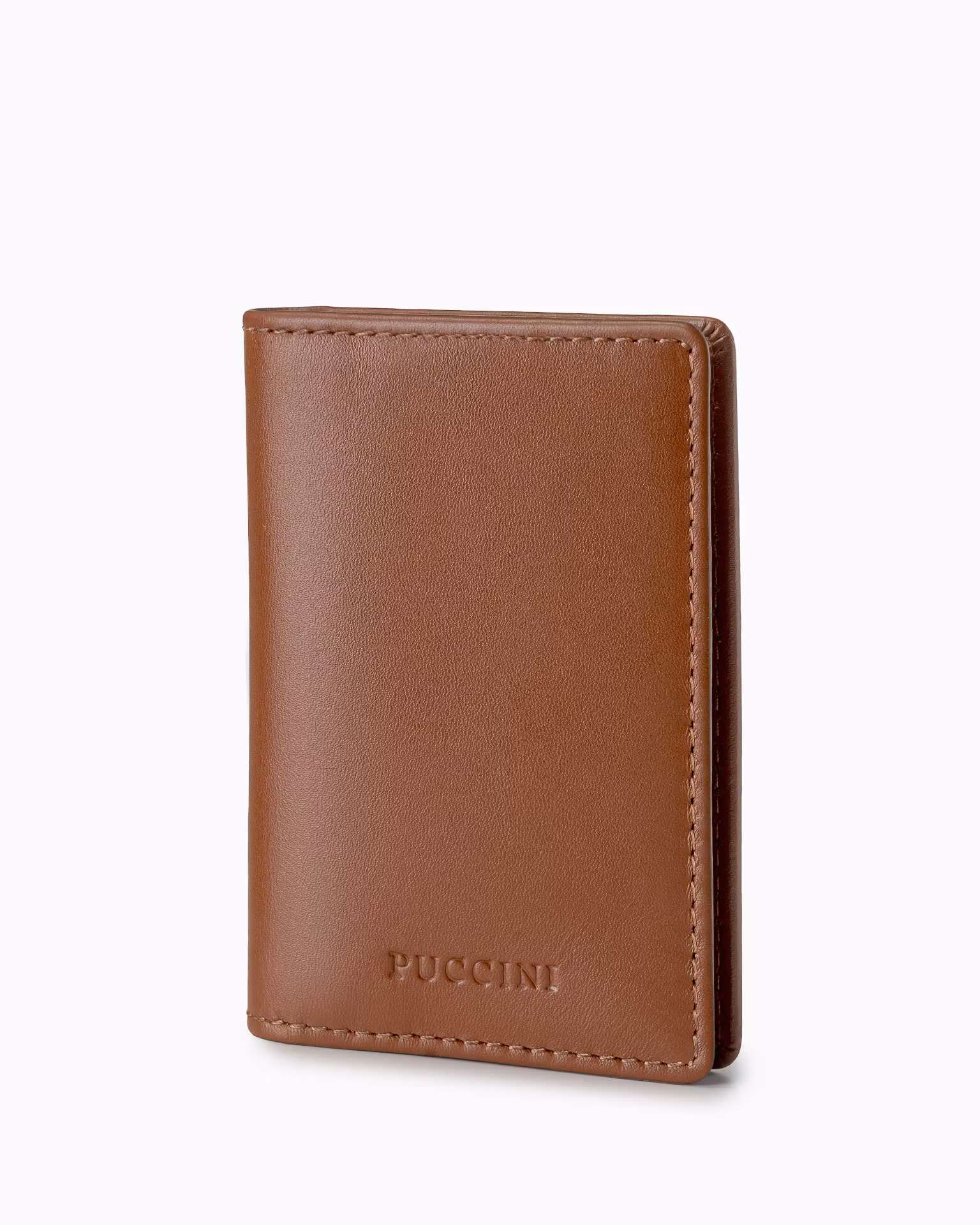 Etui na karty ze skóry naturalnej brązowe