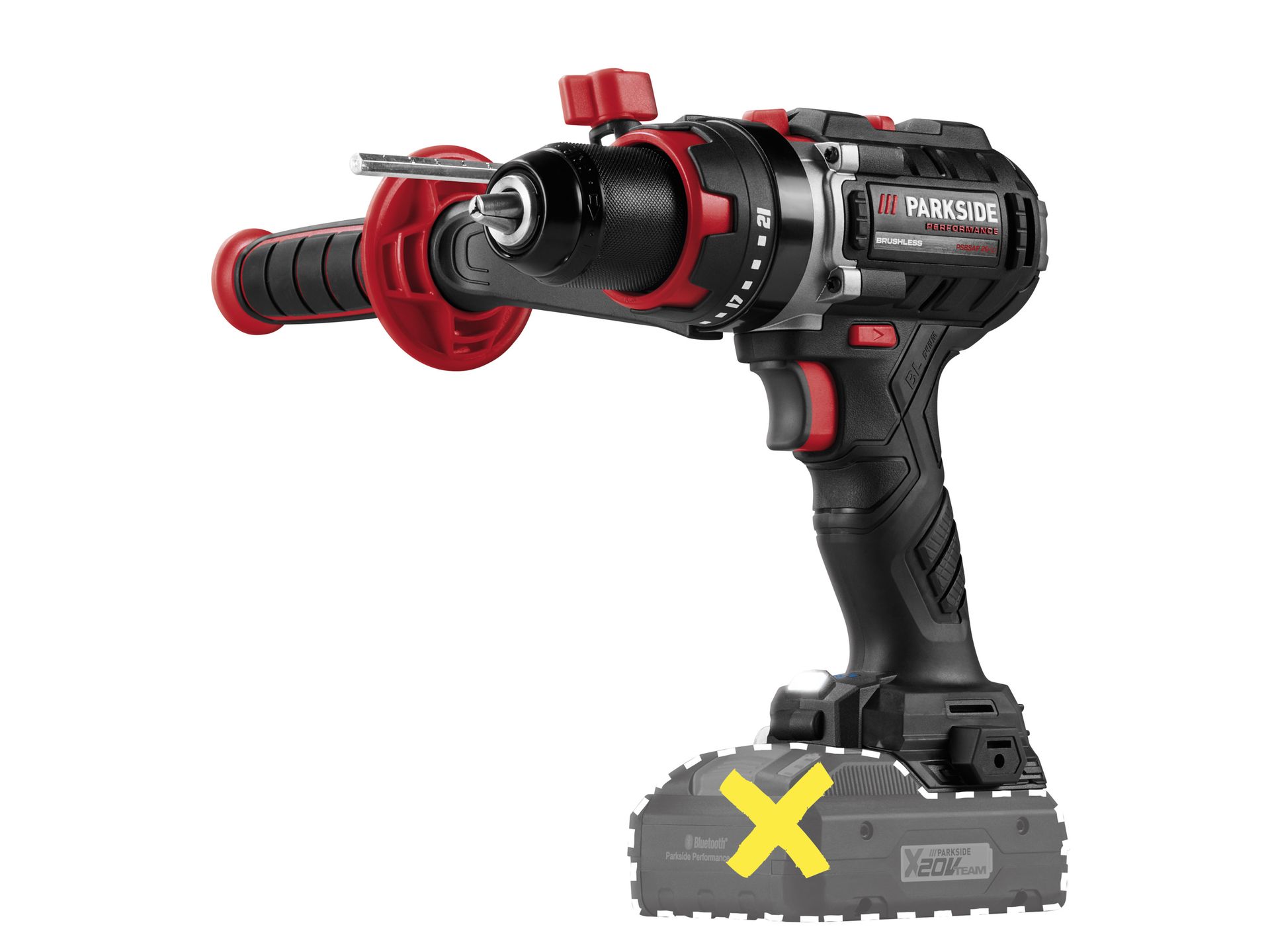 PARKSIDE PERFORMANCE® Akumulatorowa wiertarko-wkrętarka udarowa 20 V, PSBSAP 20-Li C3 (bez akumulatora i ładowarki)