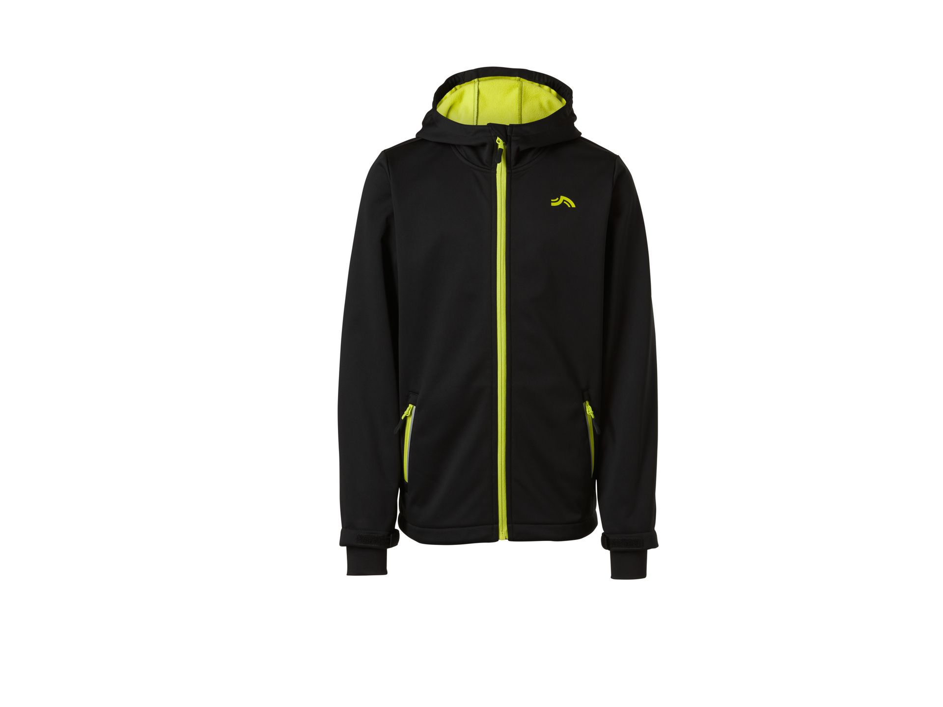 CRIVIT Kurtka softshell dziecięca (czarny, 158/164)