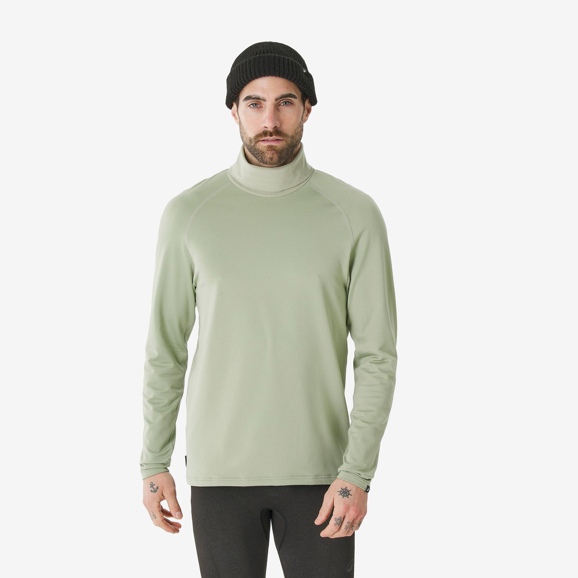 Koszulka termoaktywna narciarska męska Quechua BL 500 rollneck