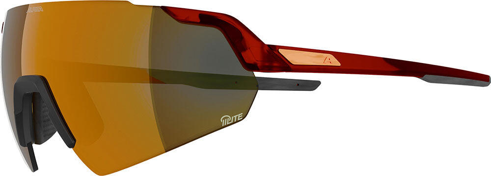Okulary przeciwsłoneczne Alpina Turbo Air Q-Lite Red-Translucent/Gold Mirror/Pink