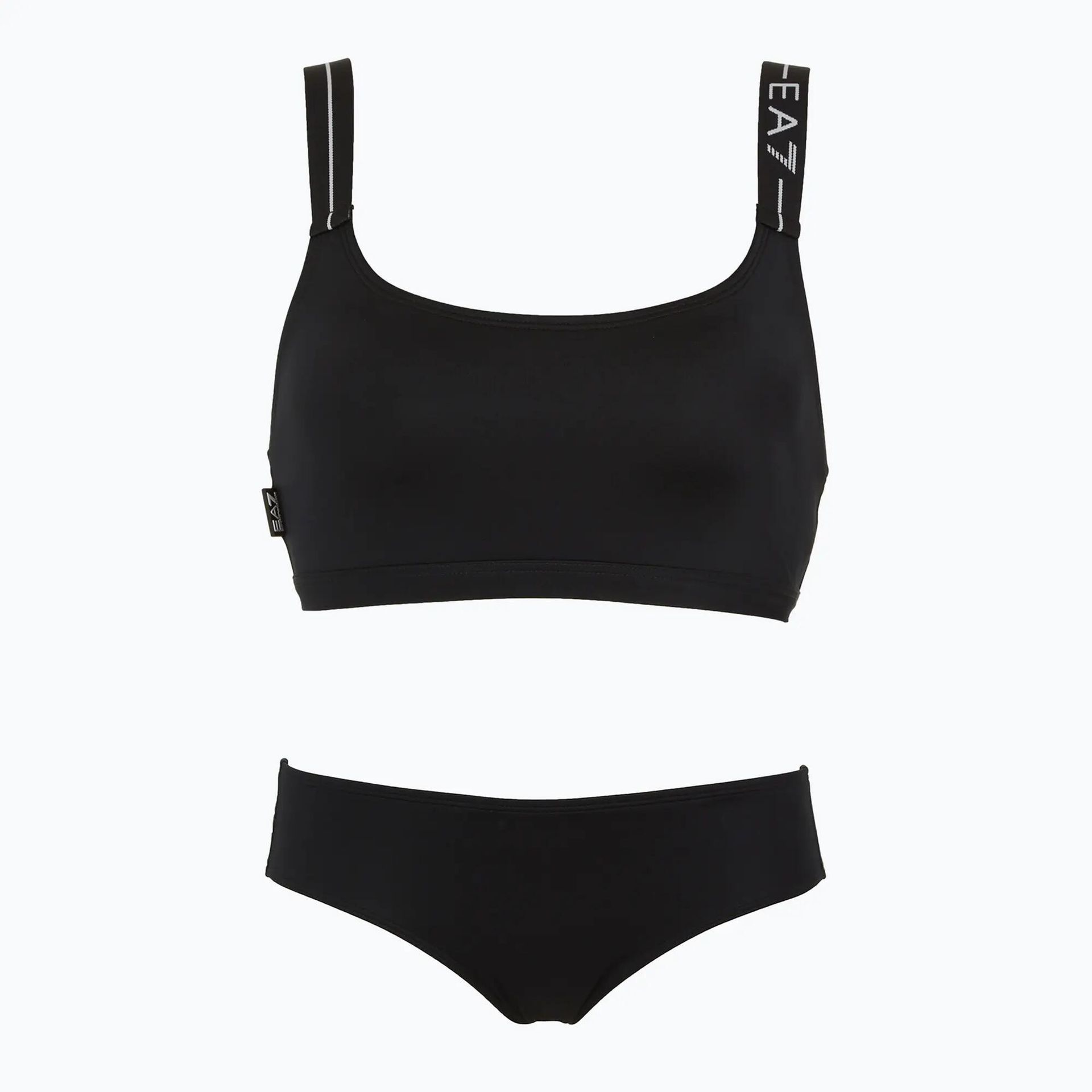 Strój kapielowy dwuczęściowy damski EA7 Emporio Armani Logo Tape Bikini Top