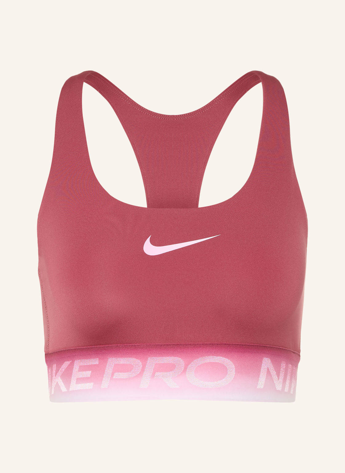 Nike Biustonosz Sportowy Ls Dri-Fit Bra Z Wycięciem rot