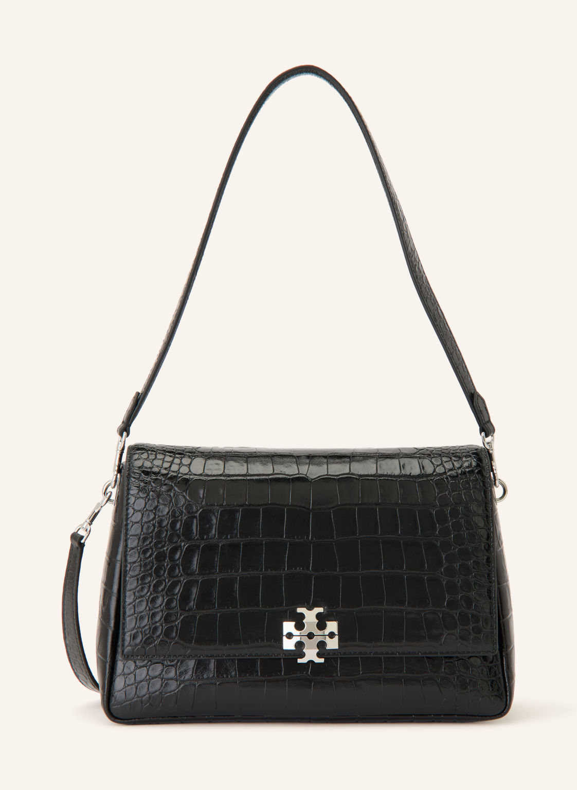 Tory Burch Listonoszka Charlie schwarz
