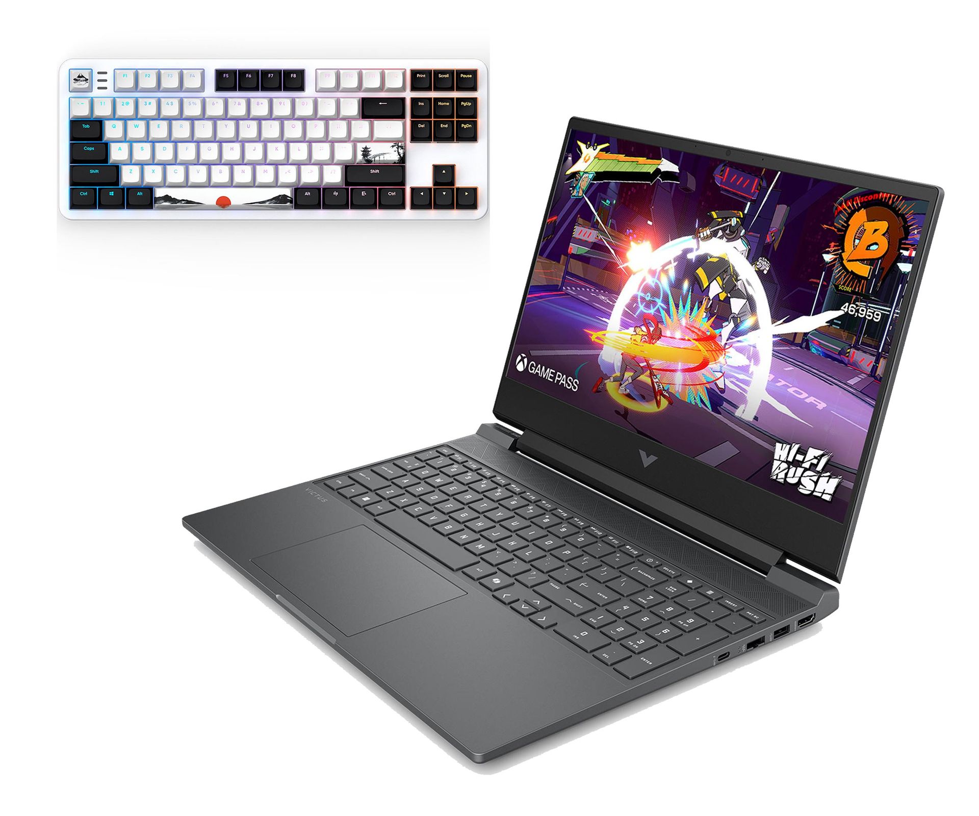 HP VICTUS 15 i5-13420H/16GB/512/Win11 RTX4050 144Hz Zestaw C1LN0EA
