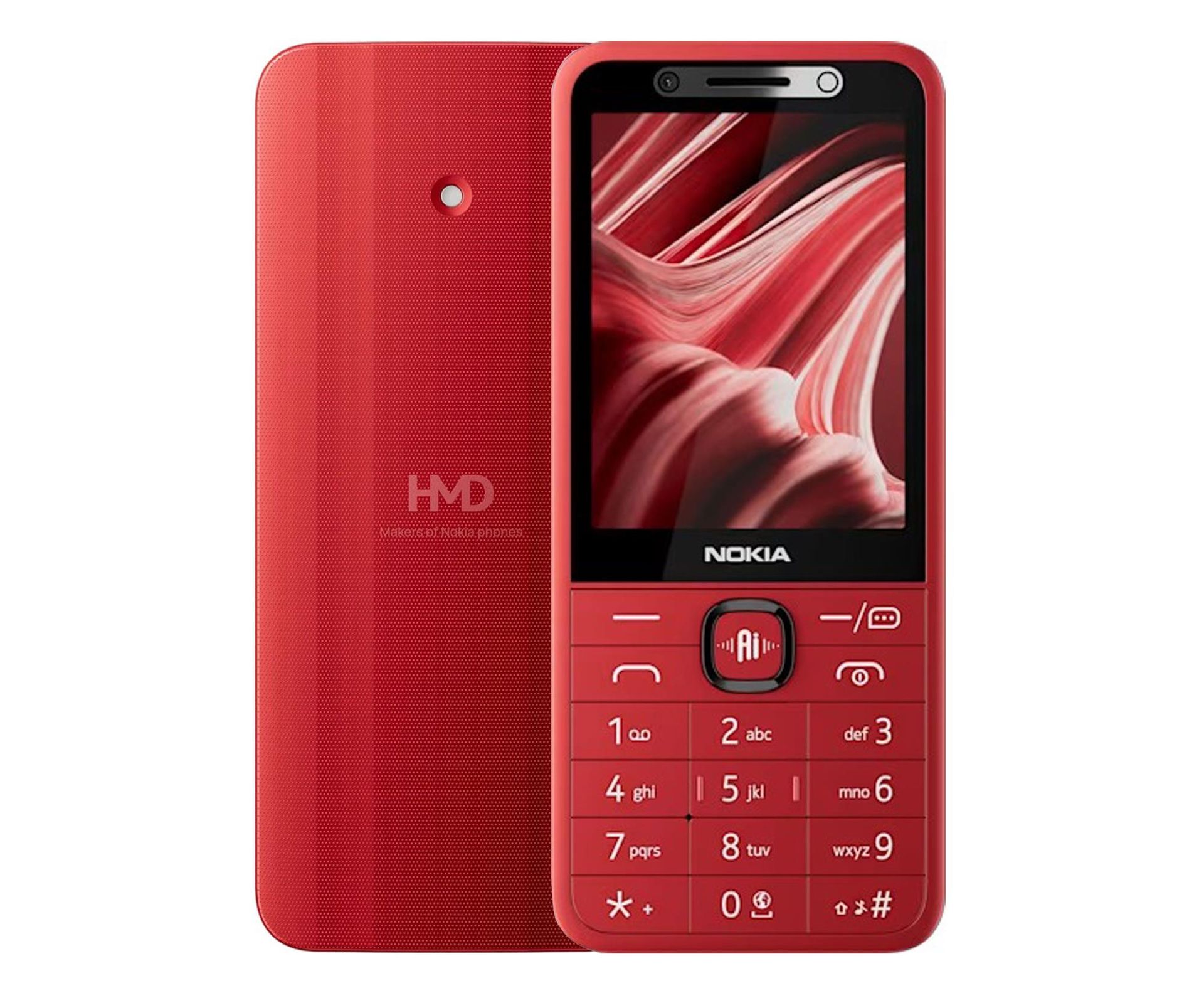 HMD Nokia 215 LTE Czerwony