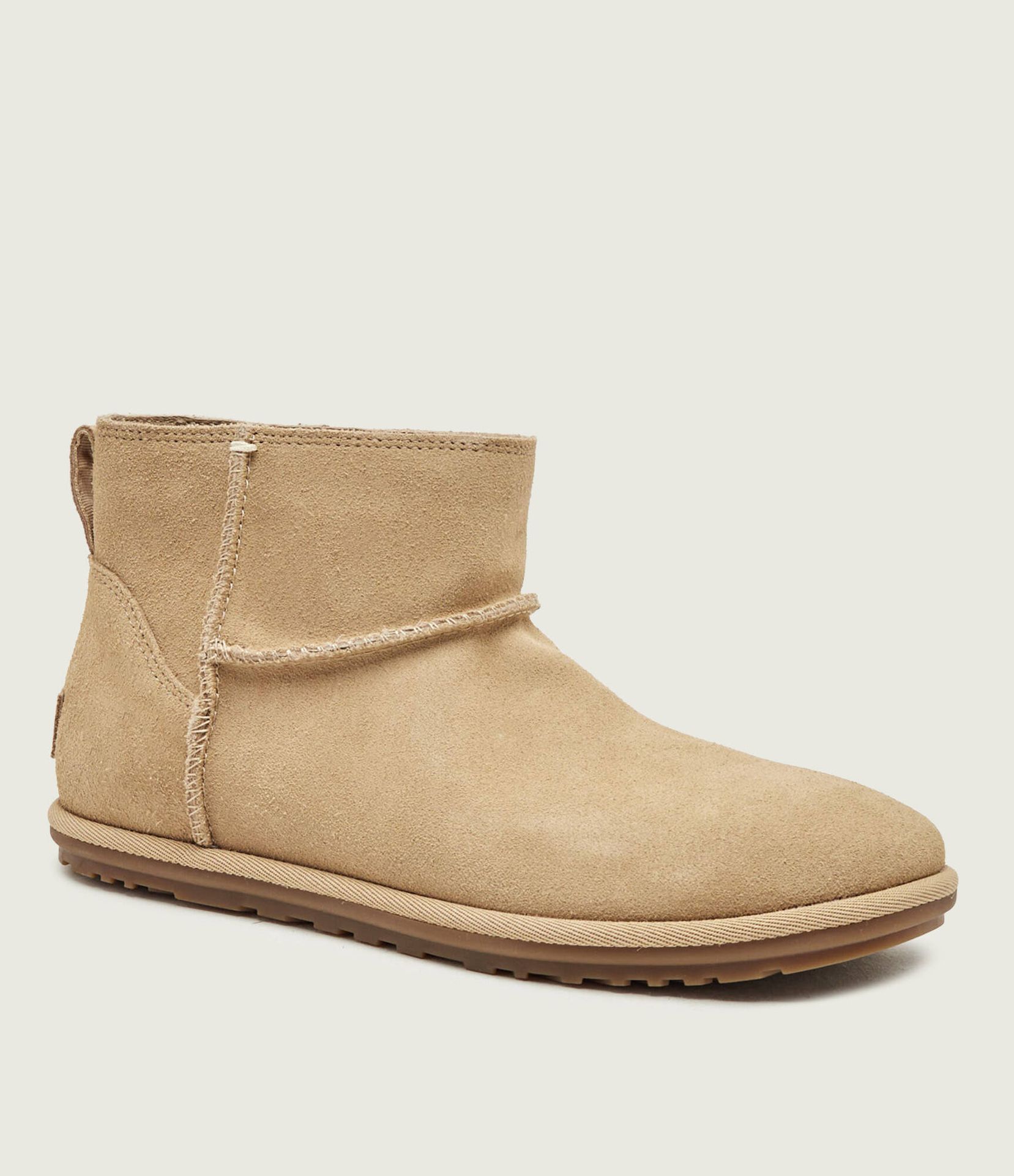 UGG Śniegowce W Classic Mini Deconstructed wełna zamsz
