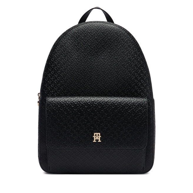 Plecak Tommy Hilfiger Th Icon Backpack Mono AW0AW19284 Czarny