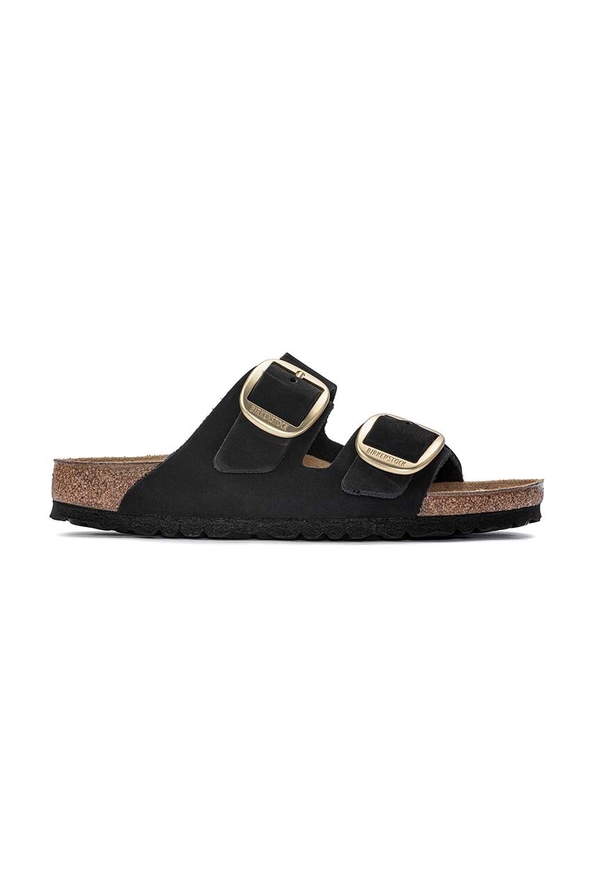 Birkenstock klapki nubukowe Arizona Big Buckle