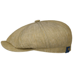 Kaszkiet Lniany Hatteras Pandico by Stetson, zielony-nakrapiany, 55 cm