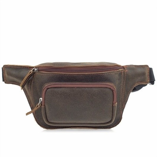 Nerka Skórzana Vintage Beżowa BL03