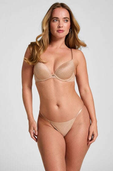 Hunkemöller Stringi Jackie Brązowy