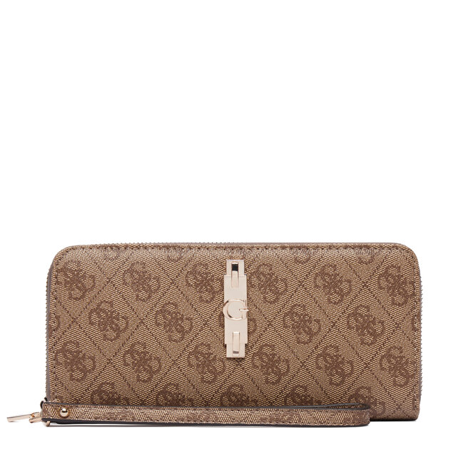 Portfel Guess Yvonne Logo Slg SWSG23 78146 Brązowy