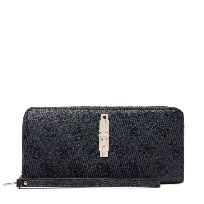 Portfel Guess Yvonne Logo Slg SWSG23 78146 Szary ciemny
