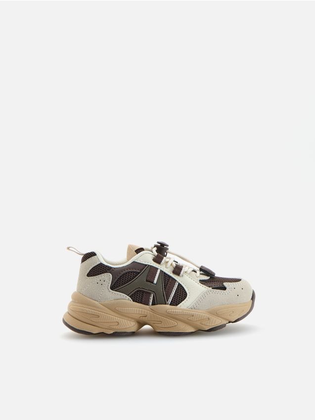 Reserved - Sportowe sneakersy - beżowy