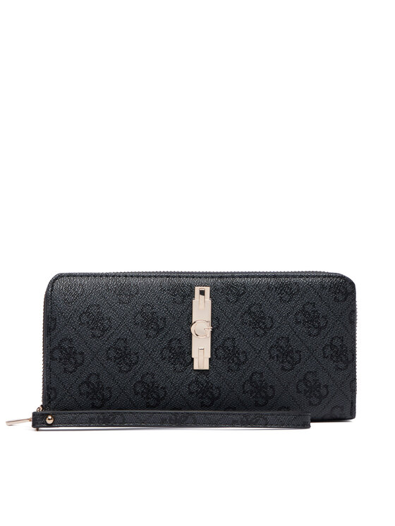 Guess Portfel Yvonne Logo Slg SWSG23 78146 Szary ciemny