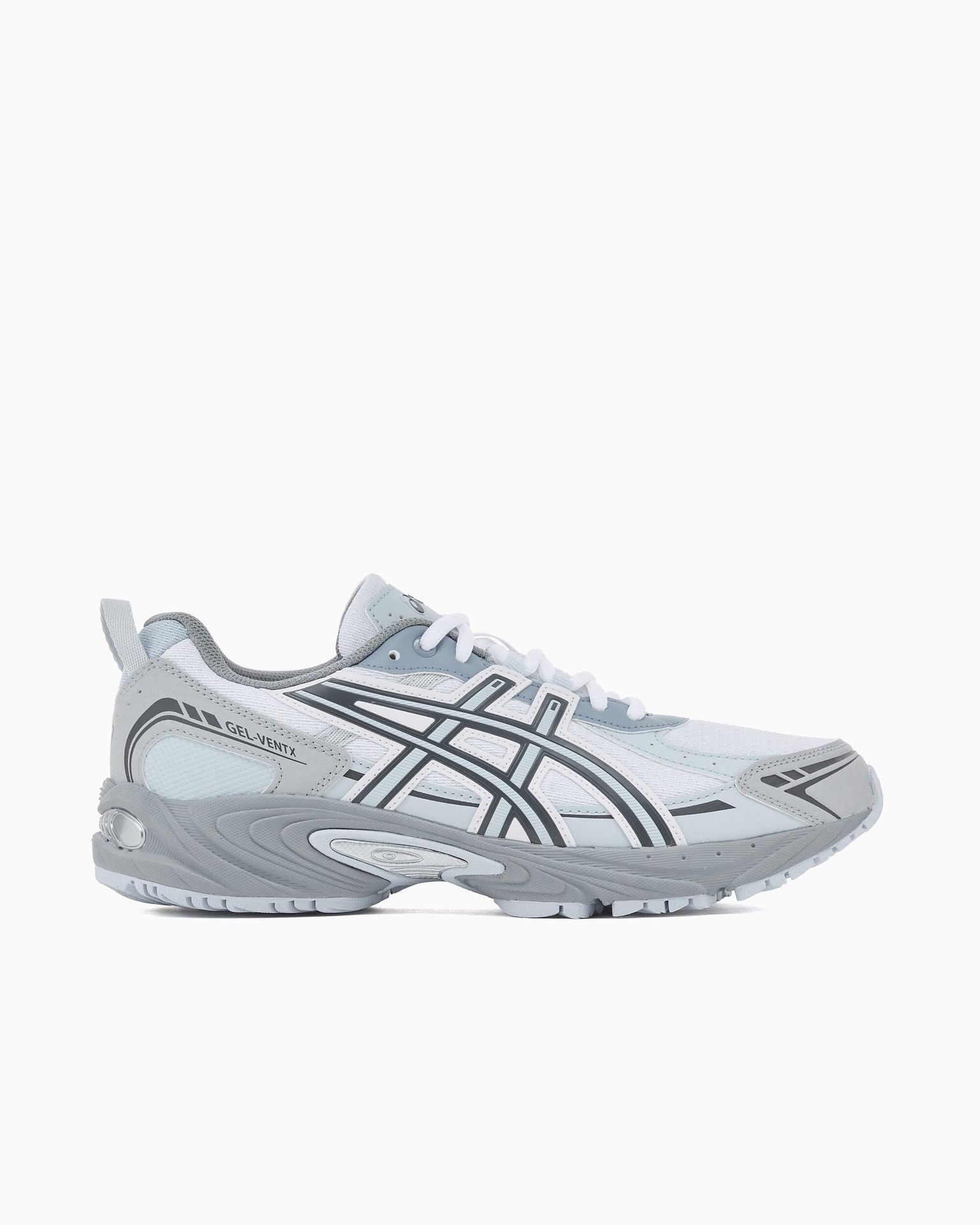 Uniseksowe buty do biegania ASICS GEL-VENTX White / Storm Cloud