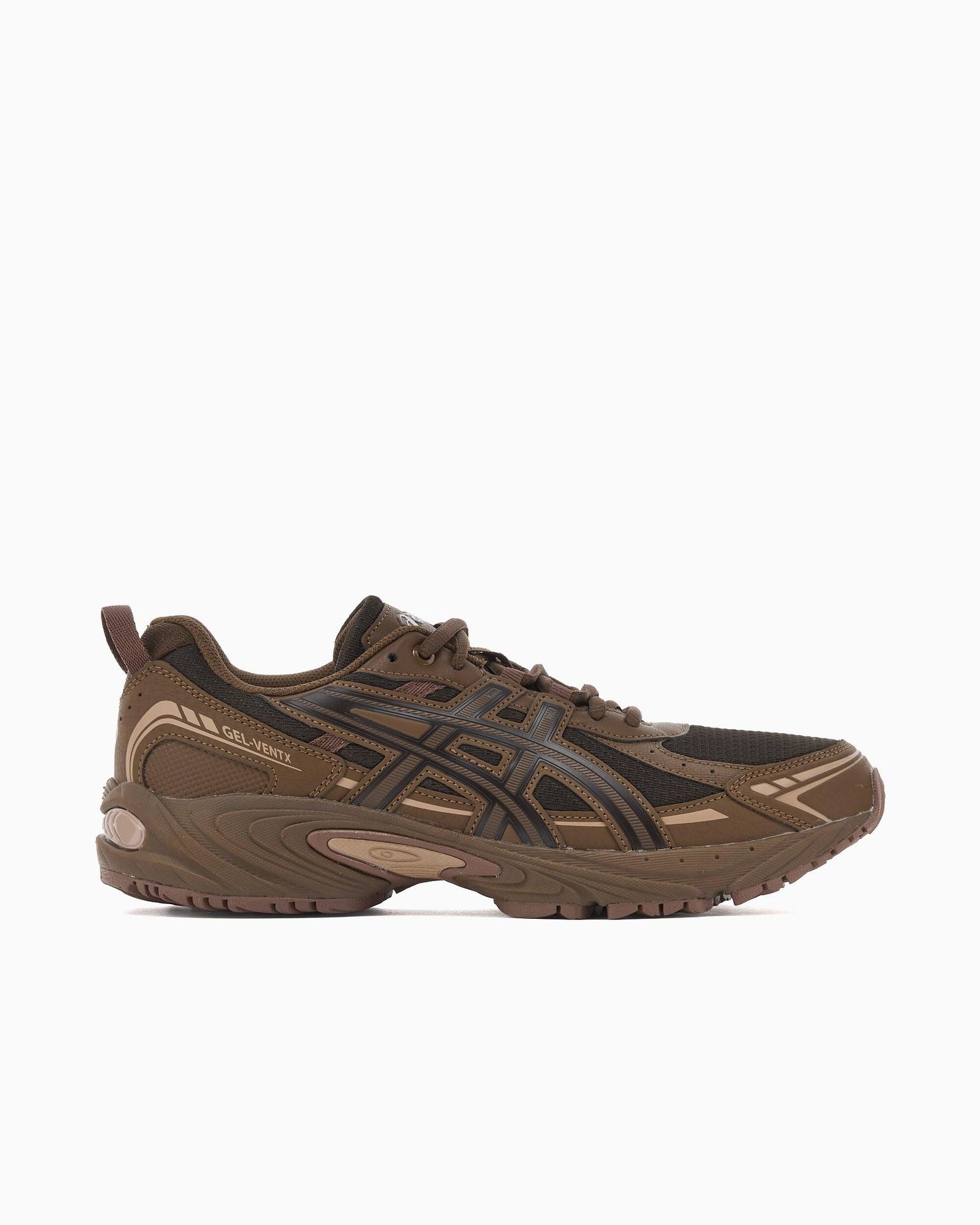 Uniseksowe buty do biegania ASICS GEL-VENTX Black Coffee / Brown Storm
