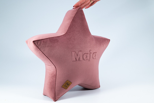 3d napis! Poduszka dekoracyjna gwiazdka z imieniem - kolor do wyboru