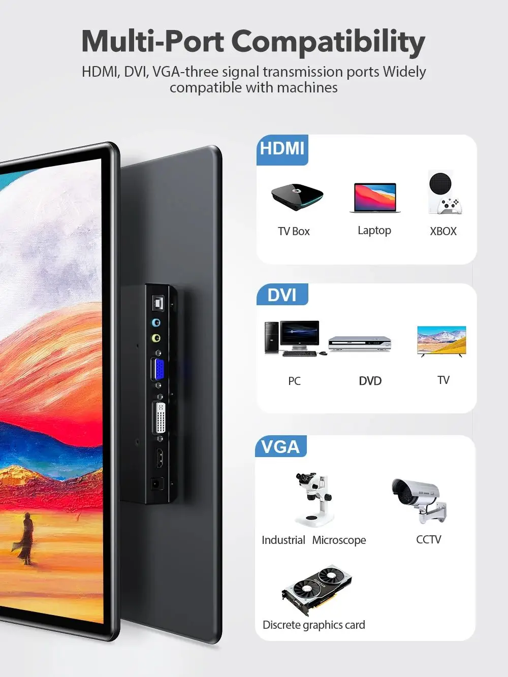 UPERFECT 15.6 przenośne monitory 1080P ekran dotykowy wyświetlacze do gier 60 Hz monitory IPS dla PS5/4/3 przełącznik Laptop PC Mac Xbox 15.6 1080P 60Hz