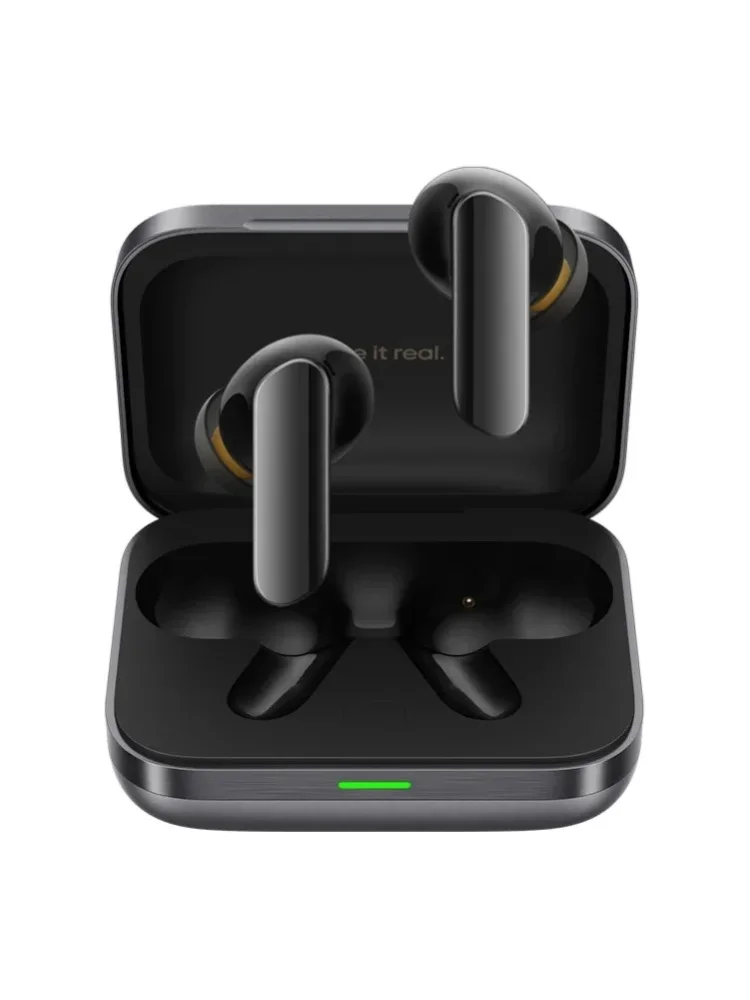 Globalna wersja słuchawek realme Buds Air 7 Pro z redukcją szumów w czasie rzeczywistym 53dB, 11+6mm podwójnym przetwornikiem DAC i funkcją tłumacza AI na żywo. zielony