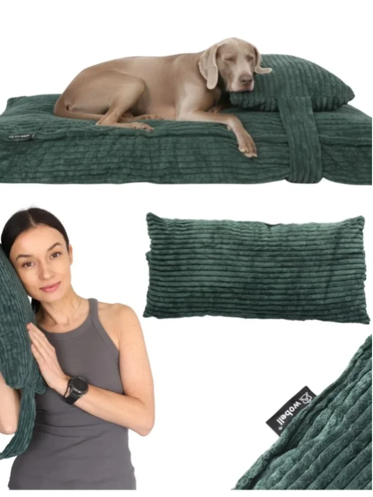 Legowisko dla psa kota posłanie miękkie poduszka materac mata 70x100cm Miękka powierzchnia typu sztr