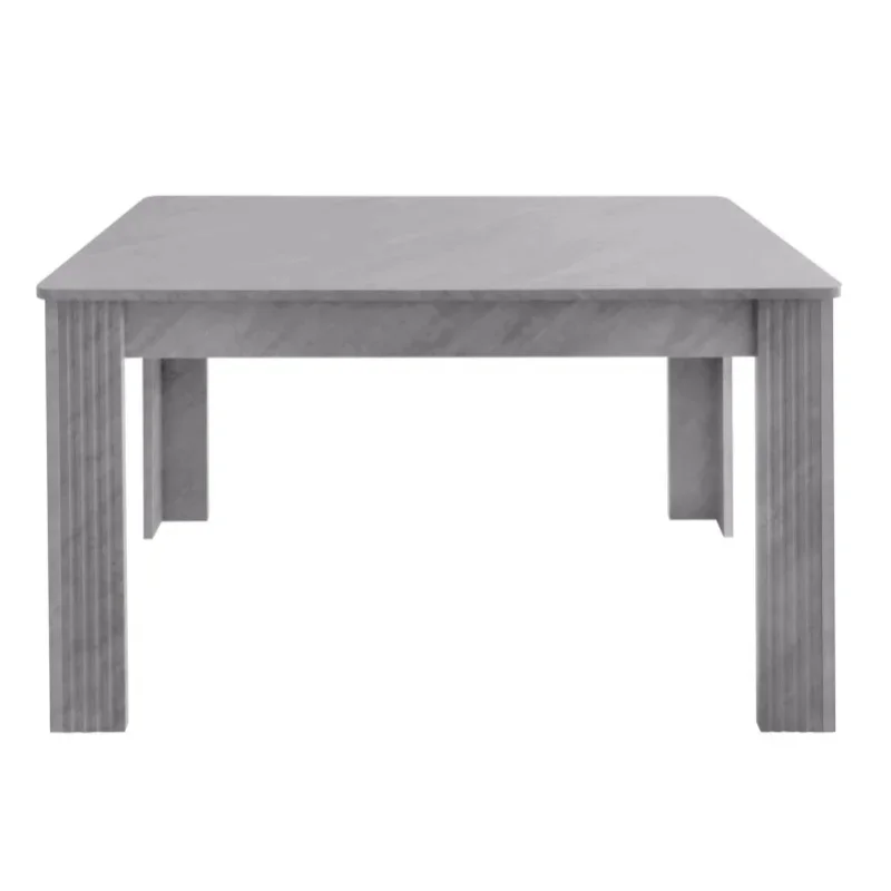 Prostokątny dębowy stół do jadalni z czterema nogami, nowoczesny design, udźwig 130 kg