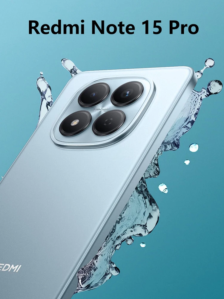 Xiaomi Redmi Note 15 Pro 4G 8GB 256GB 12GB 512GB 6,77-calowy wyświetlacz AMOLED MTK Helio G200-Ultra Aparat 200MP Bateria 6500mAh Blue