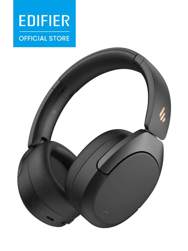 Słuchawki bezprzewodowe nauszne EDIFIER W830NB -45dB ANC Hi-Res LDAC Bluetooth 5.4 94H Czas Pracy na Baterii Szybkie Ładowanie Składane Wielopunktowe Połączenia AI Aplikacja ConneX Ivory