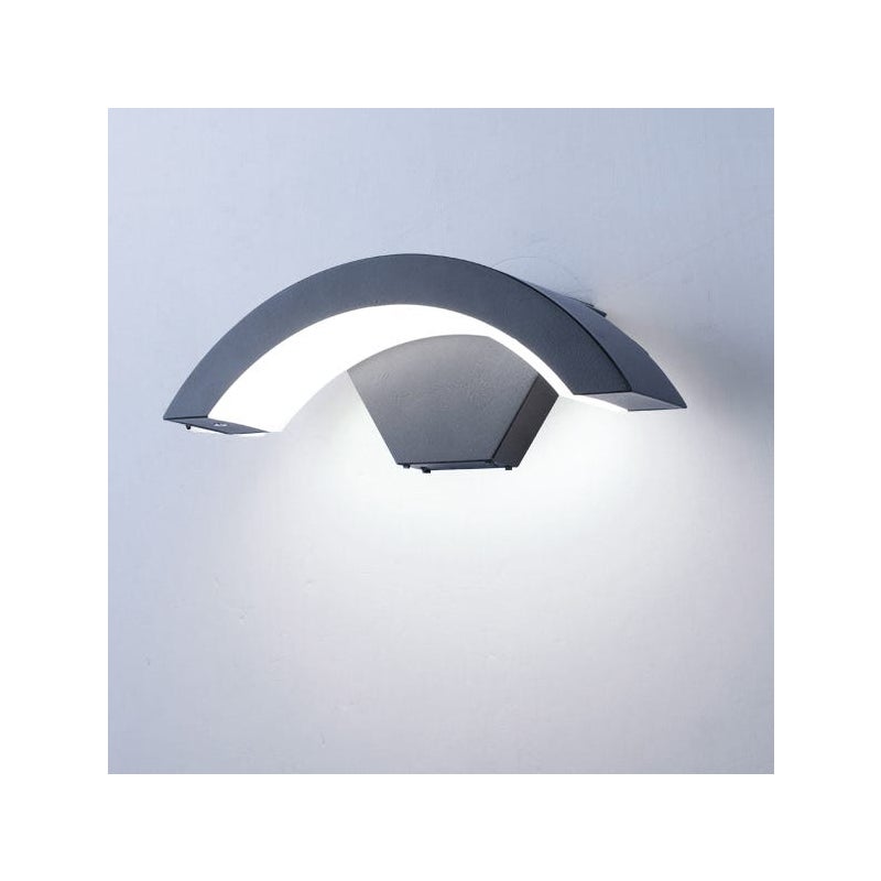 Kinkiet zewnętrzny LED, 24 W, nowoczesny kinkiet zewnętrzny, oświetlenie dekoracyjne do wnętrz, wodoodporny IP65, chłodna biel, 6000 K