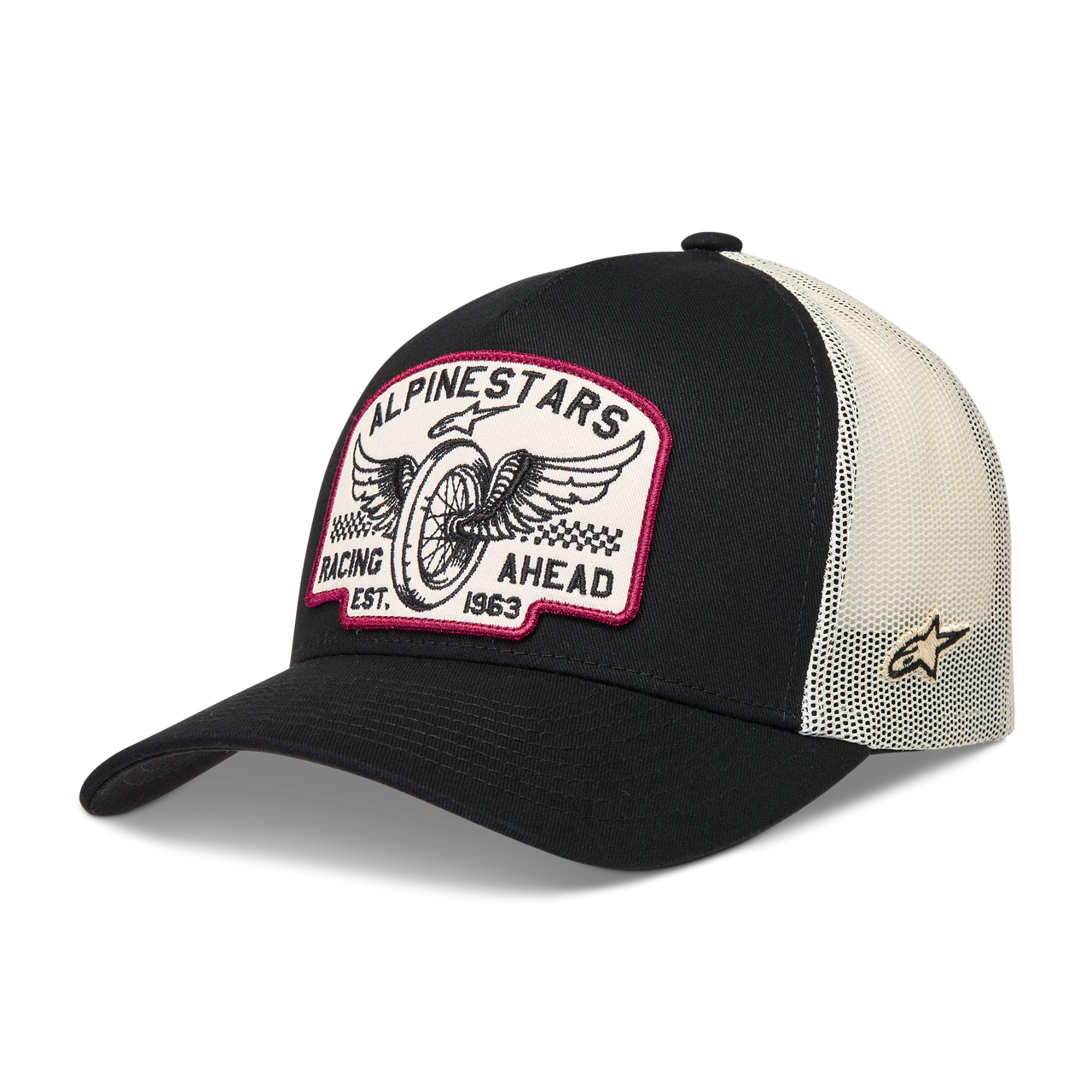Czapka Trucker Alpinestars Heritage Patch Czarny/NaturalnyOnesize