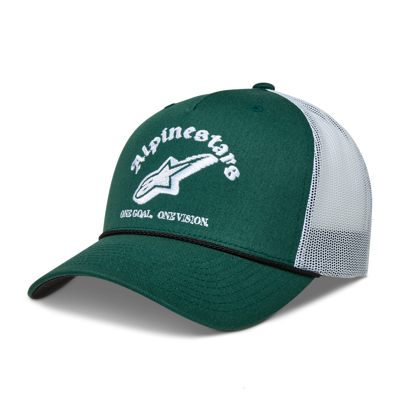 Czapka Trucker Alpinestars Baron Zielony/Złamany Biały