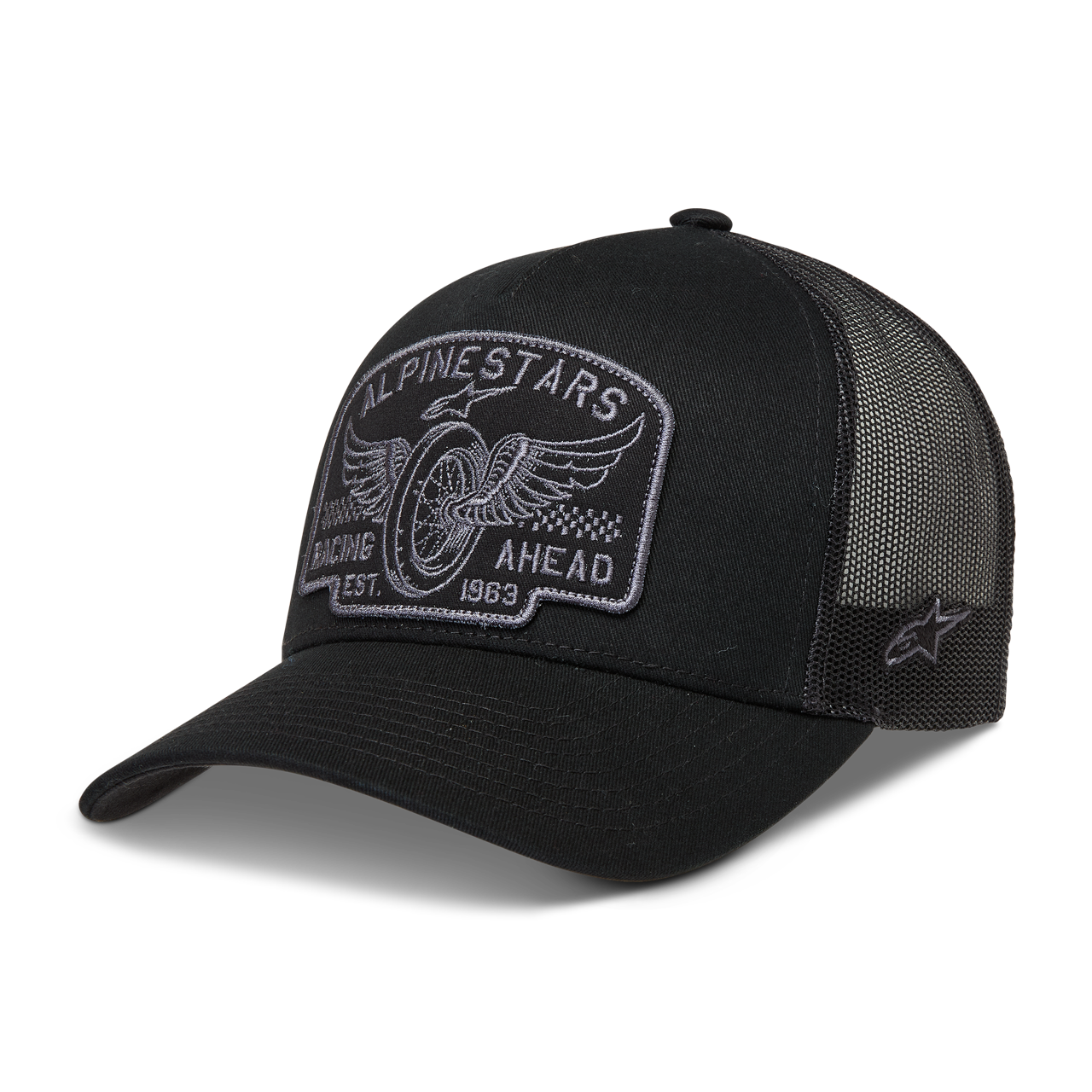 Czapka Trucker Alpinestars Heritage Patch Czarny/SzaryOnesize
