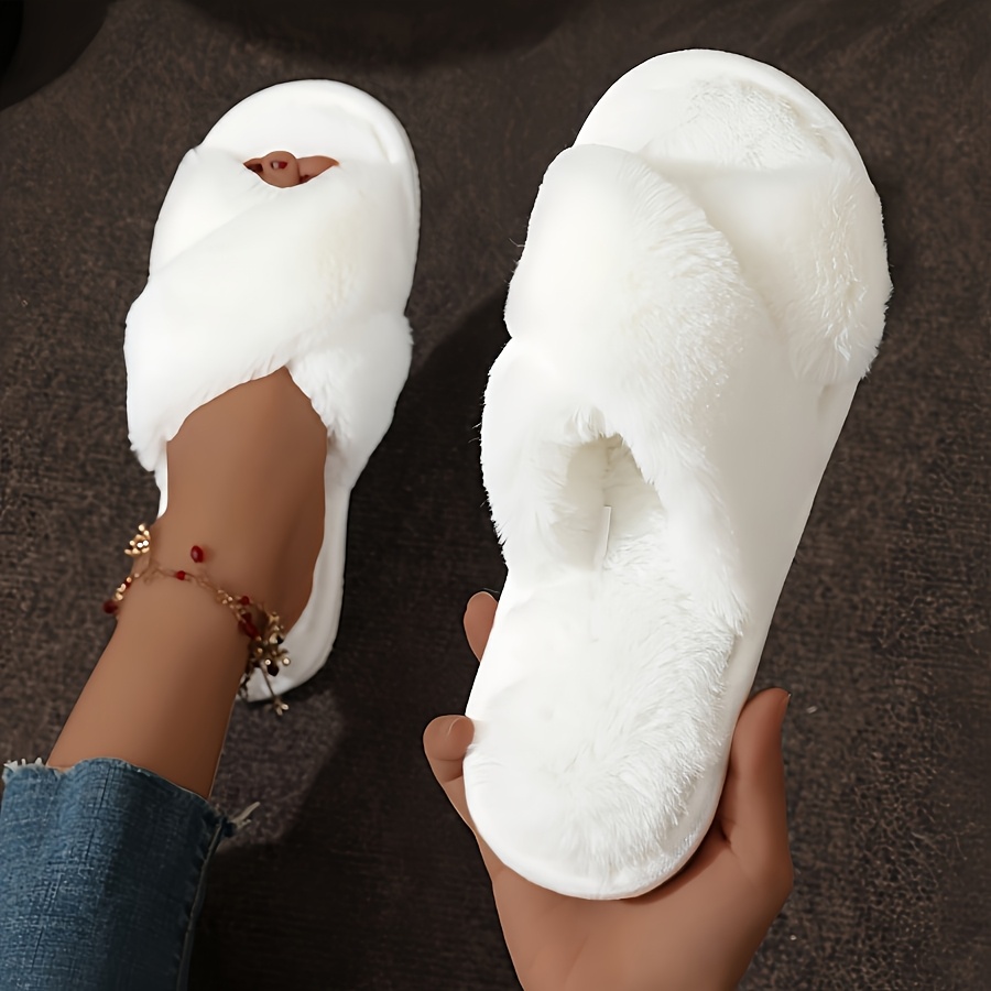 TEMU Całoroczne damskie, eleganckie, uniwersalne kapcie w stylu cross, modne, jednokolorowe (8 opcji), buty damskie