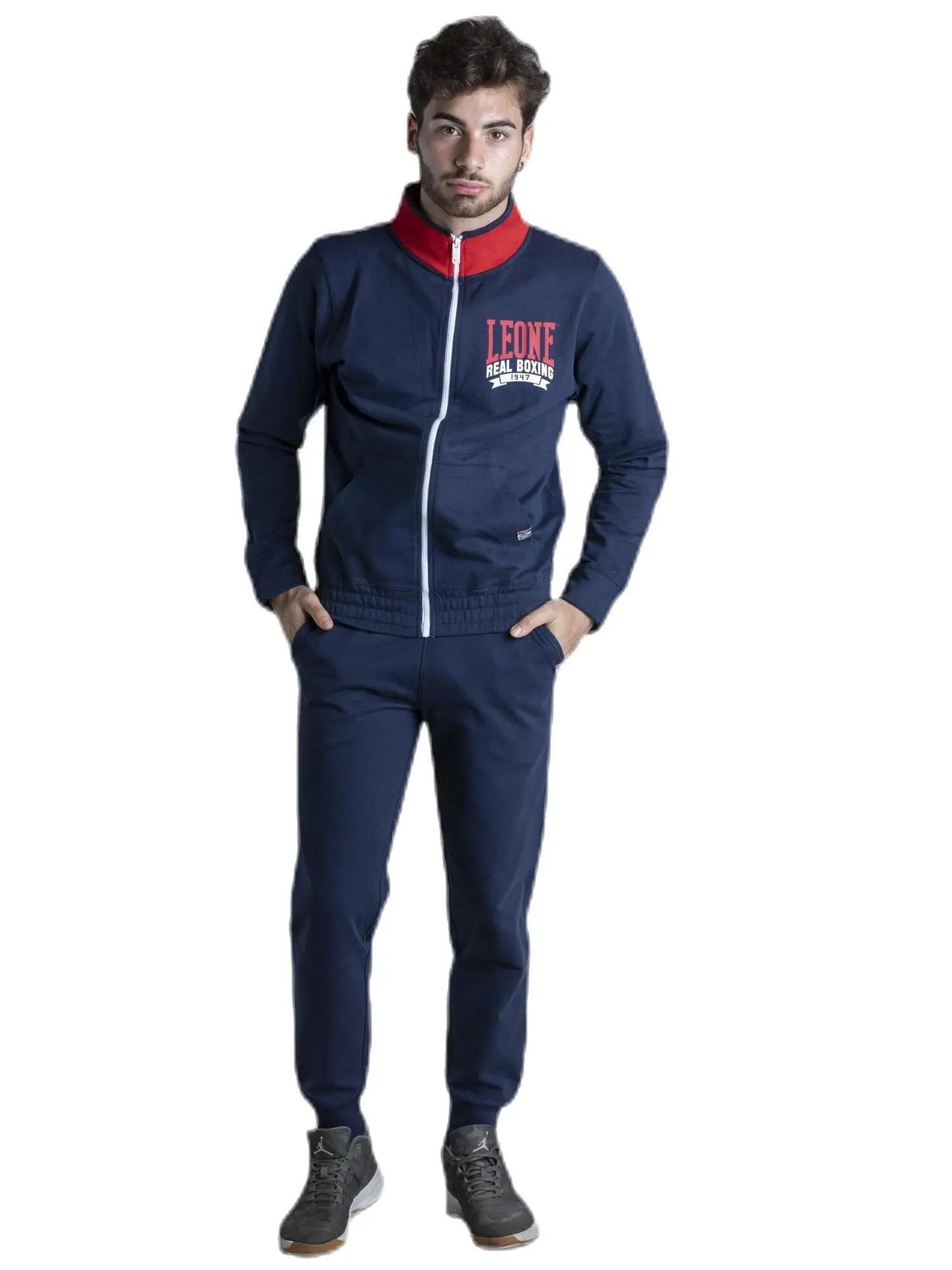 Bluza z bawełna z zamek błyskawiczny na co dzień