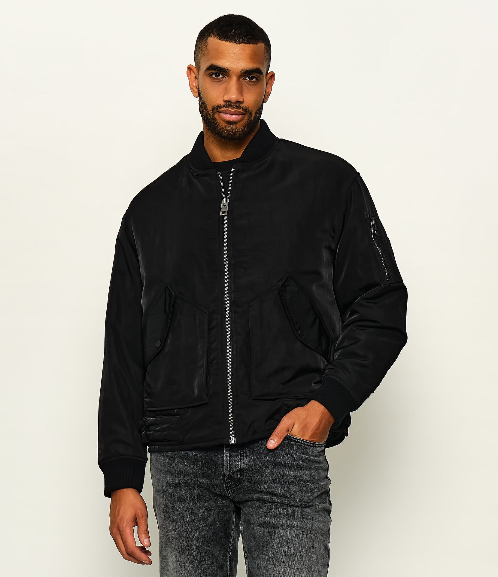 HUGO Kurtka bomber Byser2641 Regular Fit