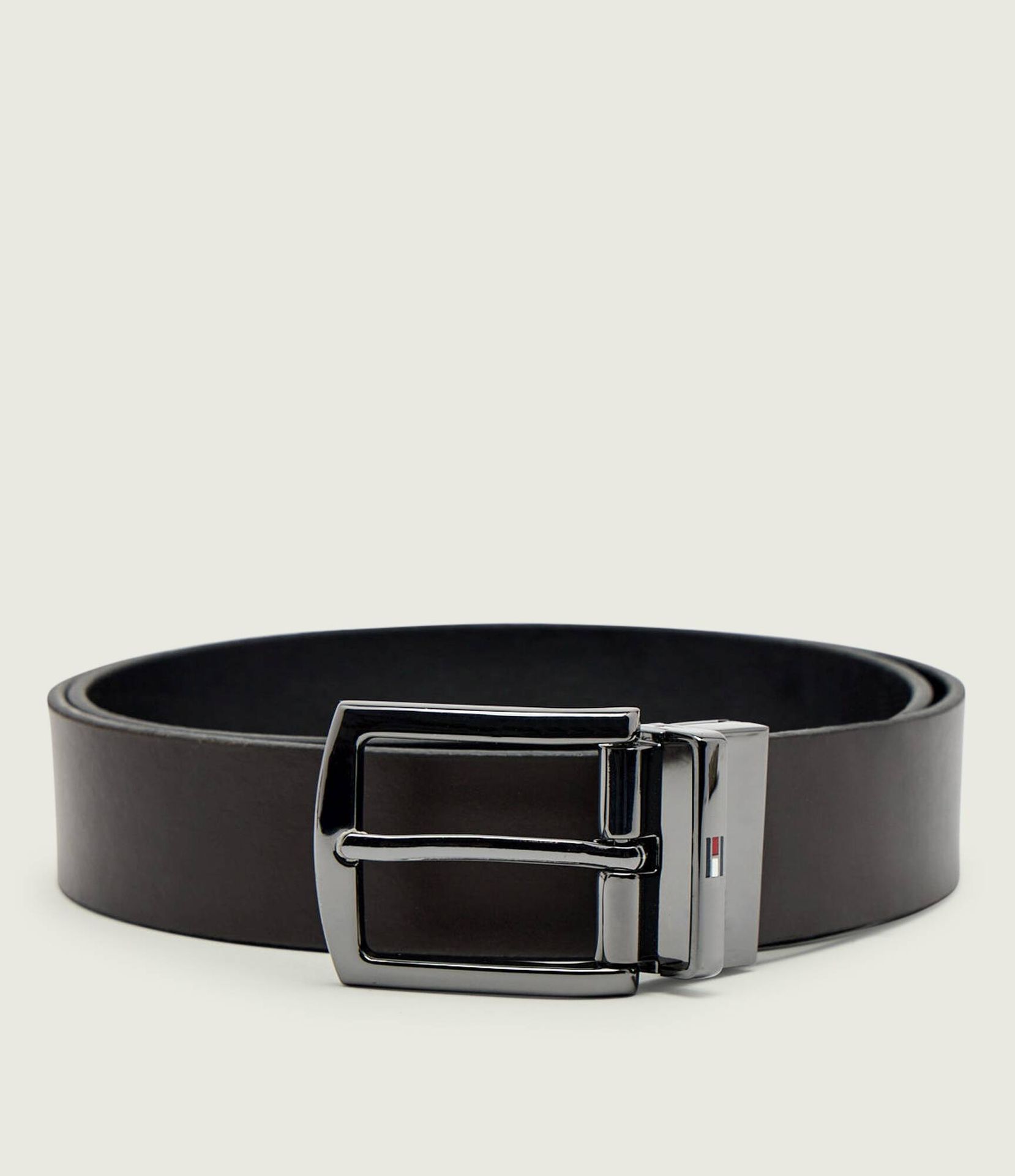 Tommy Hilfiger Skórzany dwustronny pasek DENTON 3.5 REV