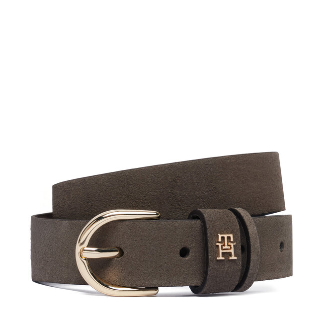 Pasek Tommy Hilfiger Essential Effortless 2.5 Suede AW0AW19793 Brązowy