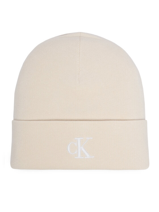 Calvin Klein Czapka Fine LV04F8098G Kremowy