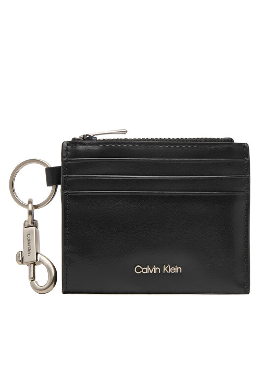 Calvin Klein Etui na karty kredytowe Raised Cardholder W/ Clip LV04D1278G Czarny