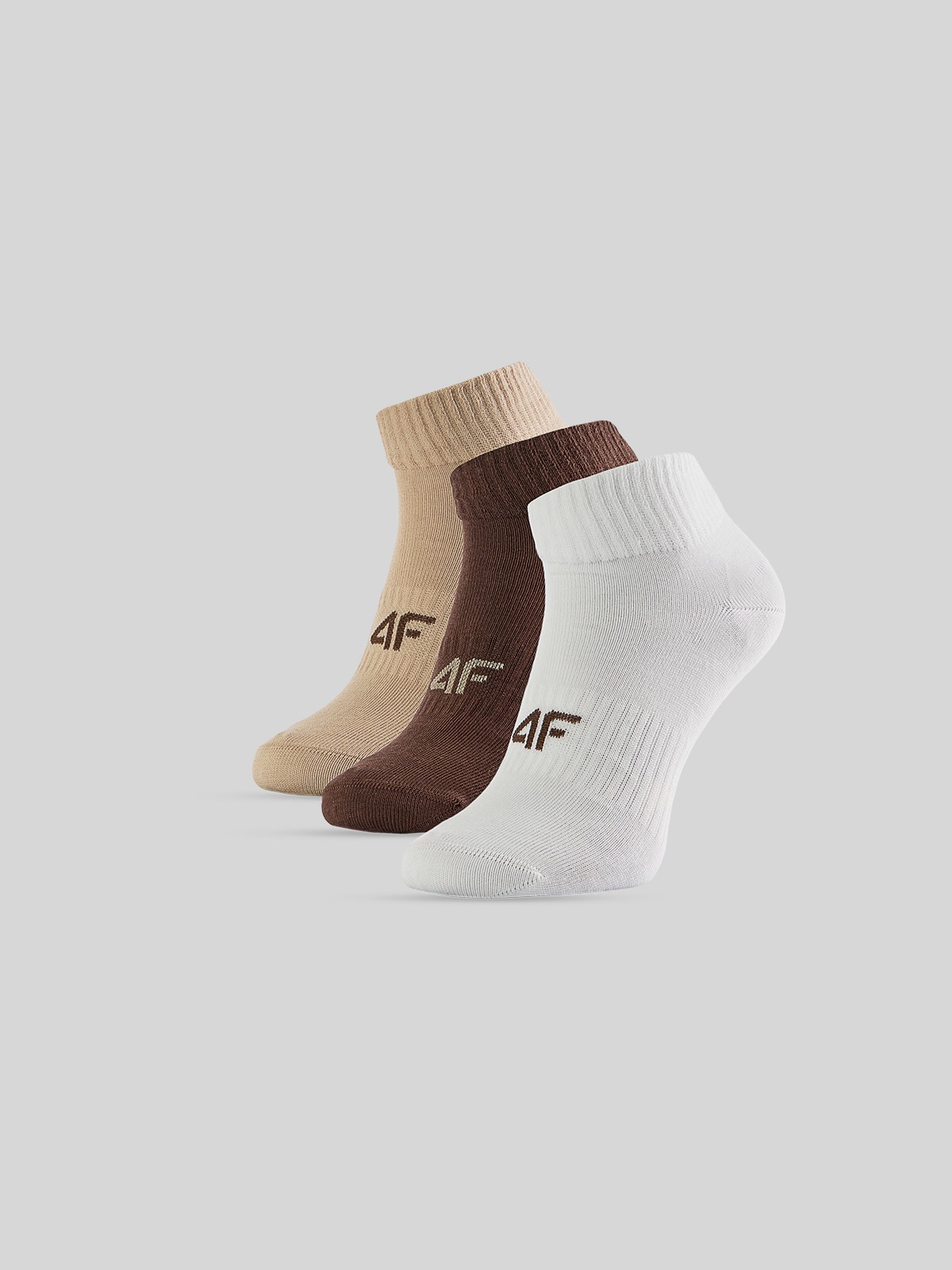 4F Skarpetki krótkie (3-pack) damskie - multikolor 39-42