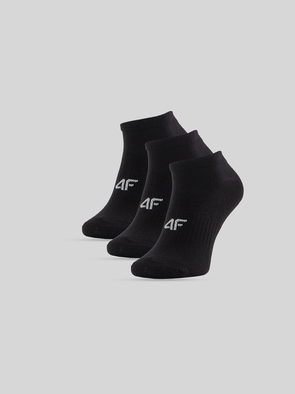 4F Skarpetki krótkie (3-pack) męskie - czarne 43-46