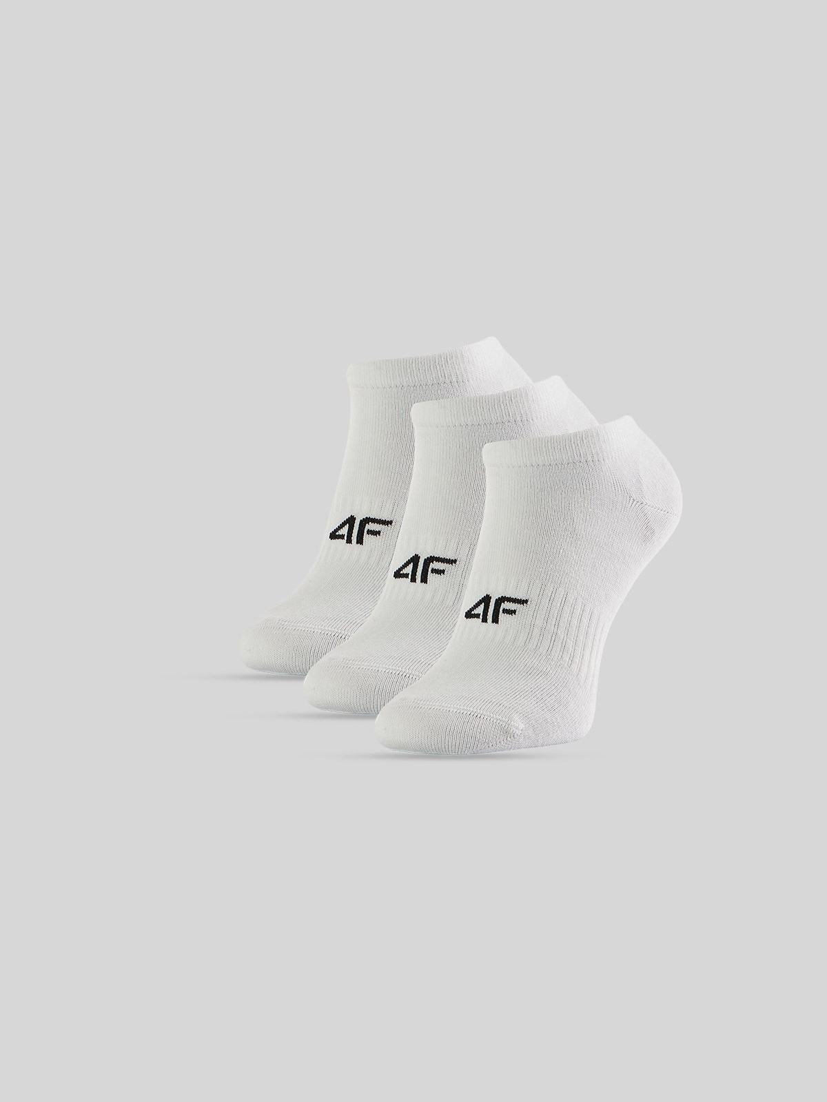 4F Skarpetki krótkie (3-pack) męskie - białe 43-46